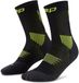 CEP Run Mid-Cut Compressie Sokken - Zwart/Groen - Heren(45-48)
