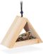 Relaxdays Voedertafel hangend - Hout - 16 x 23,5 x 12 cm - Lichtbruin/Zwart