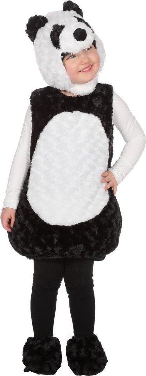 Wilbers Panda Kostuum | Kleine Reuzenpanda Kind Kostuum | Maat 86 | Carnaval kostuum | Verkleedkleding