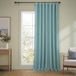 HPD Half Price Drapes Imitatielinnen verduisterende gordijnen, voor slaapkamer en woonkamer, woondecoratie, 243,84 cm lang (1 paneel), extra breed 254 x 243,84 cm (b x l), groen (Sea Thistle)