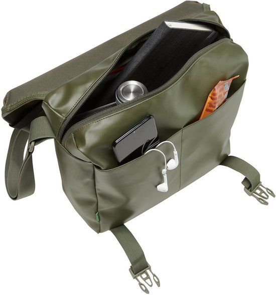 VAUDE Mineo Messenger 9 - Khaki - 15 inch - Schoudertas