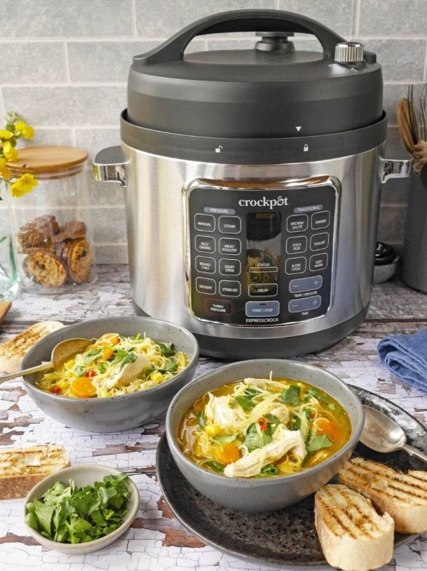 Crock-Pot Express Pot Turbo - Multicooker - 5.6L - Zwart/RVS kopen