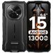 DOOGEE Fire 5 13000 mAh Grote batterij 6,6 '' HD+ Display 12 GB RAM 64 GB ROM Android 15 NFC-smartphone