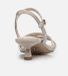 Tamaris - Dames - Sandalen - Platte sandalen - Synthetisch - Rubber - Gesp - Beige - Maat 42