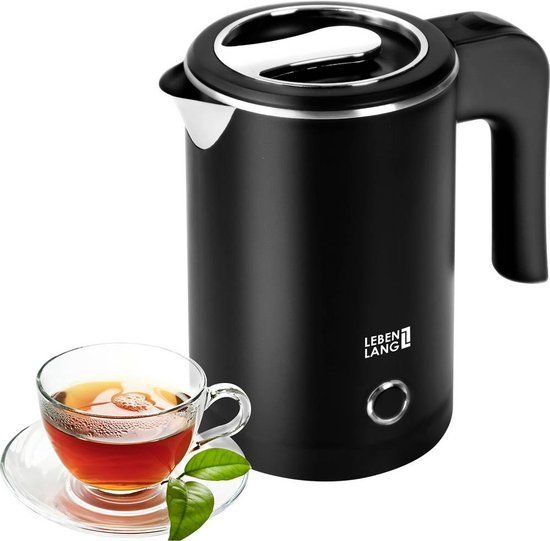 Lebenlang LBL2319 0.5l Black Cordless Kettle with Cool Touch Handle