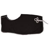 Qhp Fleece Ornament Zwart-zilver - S