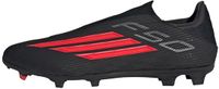 adidas uniseks-volwassene F50 LEAGUE Laceless Firm Ground/Multi Ground Football Boots, core black/lucid red/core black, 46 EU