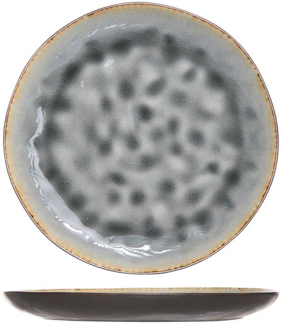 Cosy & Trendy Dinerbord Laguna Blue Grey ø 27 cm - Set Van 4