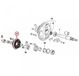 RMS Amortisseur de couple pour Piaggio 220 Ape Tm 2009-2016 Noir