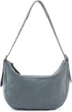 FREDsBRUDER Leren Schoudertas Me and My Bag Hobo Bag Dusty Blue Blauwgrijs