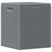 vidaXL Tuinbox 90 L PP rattan grijs