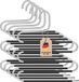 Intirilife 5x S-vormige broekenhangers in zilver