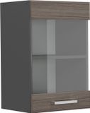 Vicco R-Line Glazen keukenkast – 40 cm Edel grijs