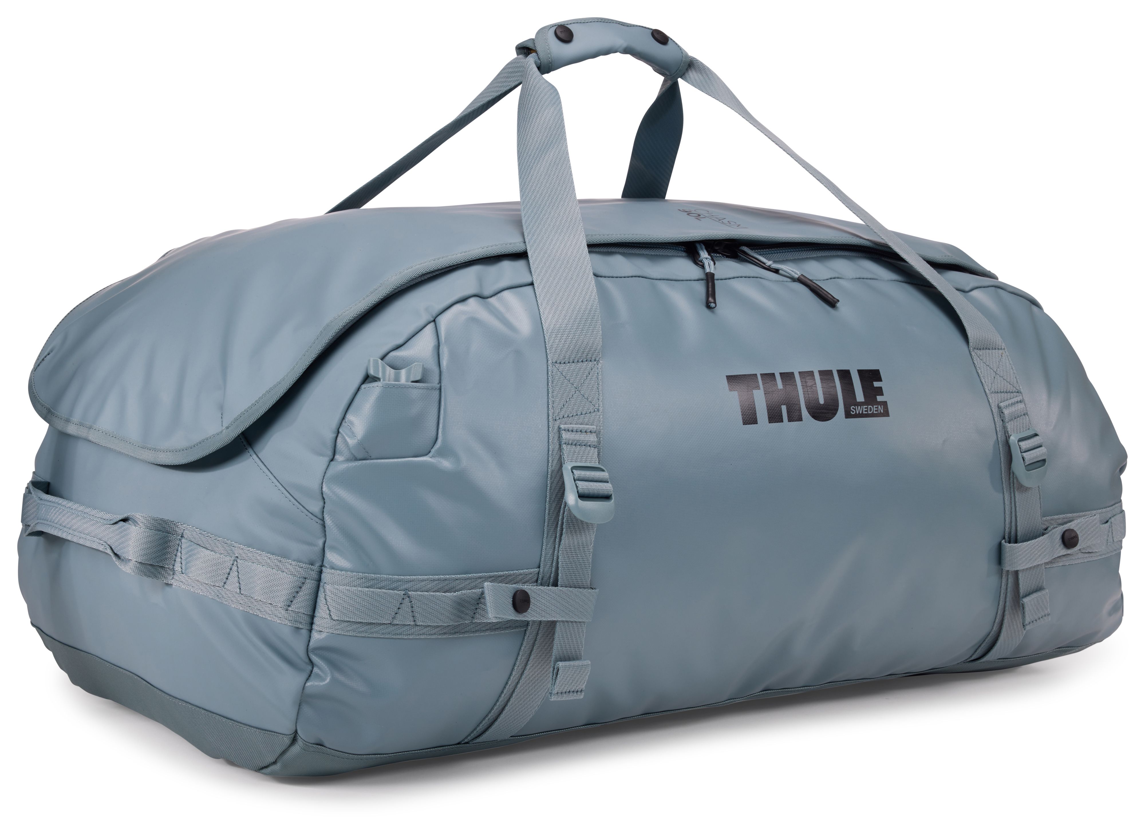 Thule Chasm TDSD304 Pond Gray Duffeltas 90L Polyester Grijs