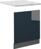 Vicco Fame-Line Vaatwasserfascia – 60 cm, WB Marmer Donkerblauw hoogglans