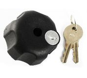 RAM Mounts RAM-KNOB5LU montagekit Zwart Aluminium, Rubber