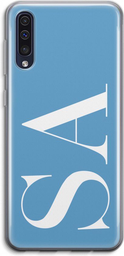 Case Company Samsung Galaxy A50 Hoesje - Monogram N°2 - Soft Cover