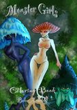 Monster Girl Coloring Book