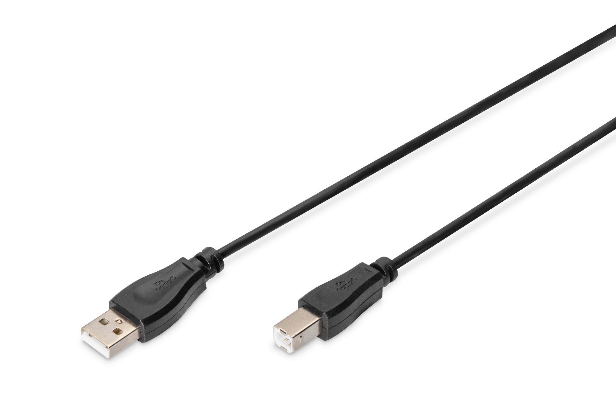 Digitus DB-300102-018-S USB 2.0 kabel USB A naar USB B 1,8 m Zwart