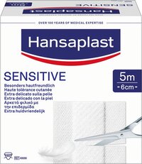 Hansaplast Sensitive Pleisters - Pleisters Op Rol - 5m x 6cm