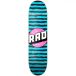 RAD Skateboards Rad stripes logo skateboard deck - 8.375" - blue