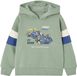 Vertbaudet Sweater met capuchon met geplaatste print