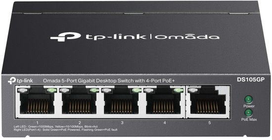 TP-Link Omada DS105GP netwerk-switch