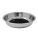 Nobby Roestvrijstalen bak met lekmat, antislip, Ø 13,5 x 3 cm, ca. 200 ml