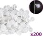 vidaXL Lichtsnoer met 200 LED's, 8 functies, koudwit, 20 m