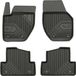 Frogum 3D automatten zwart kunststof clips voor Volvo V40 2012-2019 (4 stuks)