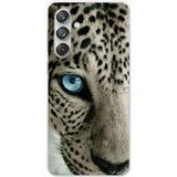 Samsung Galaxy M55 5G Oeil de leopard bedrukt siliconen hoesje
