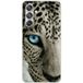 Samsung Galaxy M55 5G Oeil de leopard bedrukt siliconen hoesje
