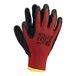 Rijst RTELAC11 beschermende handschoenen, rood-zwart, maat 11, 12 stuks