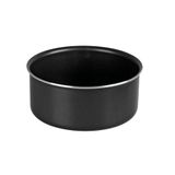 Sitram 712769 steelpan van geperst aluminium, flexibel, Ø 18 cm, hoogte 8,5 cm, anti-aanbaklaag, zonder PFOA, kleur: zwart, voor alle warmtebronnen, inclusief inductie