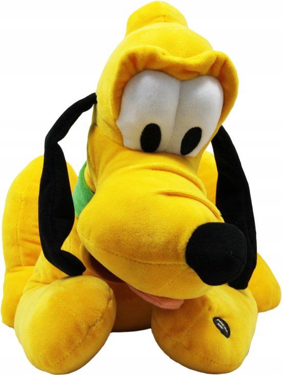 Excellent houseware Disney Pluto - Pluche knuffel - Met geluid - 18 cm