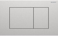 Geberit Sigma40 Bedieningsplaat - 2-toets Spoeling - Vierkante Knoppen - RVS Geborsteld