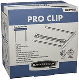 Fellowes Transit 100 clips voor ecologische archieven, wit, 100 stuks, 100 mm