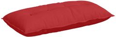 vidaXL Rugkussen Rood 100 x 19 x 50 cm Stof