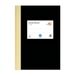 Staufen 608381 - Staufen Green business book, DIN A5, hoogwaardige linnen kaft, 5 mm vierkant, 144 vel, premium wit 80g/m² gerecycled papier, 1 stuk