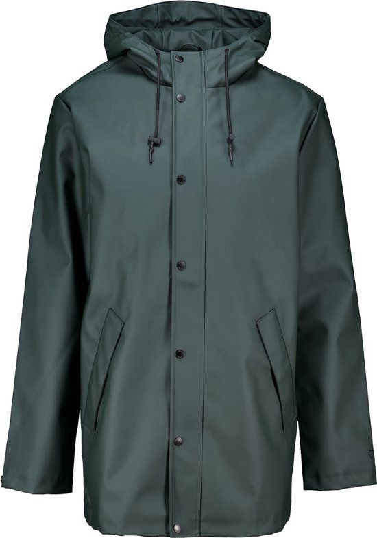 America Today Jake Heren Regenjas Dark Green Maat L