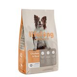 Amazon-merk: Lifelong - Hondenvoer voor volwassen honden van alle rassen, rijk aan kip en rijst, 5 kg