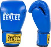 Benlee bokshandschoenen Fighter leer 8 oz Blauw/Zwart