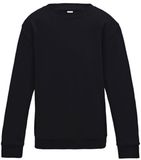 Just Hoods AWDis Sweat Kinder Deep Black maat 5/6 (S)