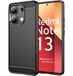 Tumundosmartphone Zwart Carbon TPU Gel Hoesje voor Xiaomi Redmi Note 13 4G