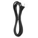 EMOS Rubberen aansluitkabel 3 m, voedingskabel, aansluitkabel, strijkijzer, aansluitkabel Schuko, 2 x 1,0 mm2, H07RN-F rubber/neopreen, zwart