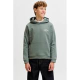 JACK & JONES JUNIOR hoodie met backprint - groen
