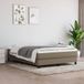 Maison Exclusive - Lit boxspring avec matelas, couleur taupe, 140x190 cm, rembourré