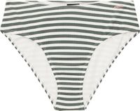 Protest Mixcelebi – Bikini broekje Dames – High waist – Gestreept – Veggie Green