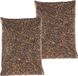 Glorex Hobby Druivenpitten vulmateriaal - 2x - 500 gram - vulling voor warmtekussen