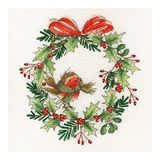 Bothy Threads Borduurpakket Robin Wreath